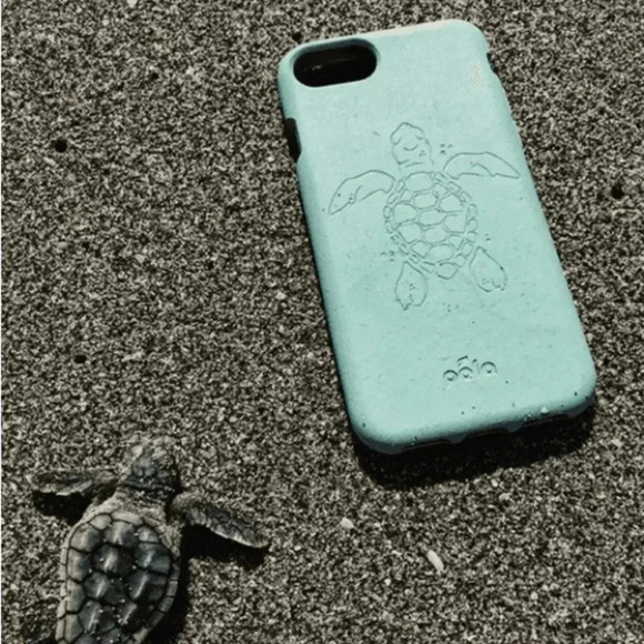 Pela Ocean Turquoise Turtle Edition iPhone 8 Plus Case - Picture 1 of 6
